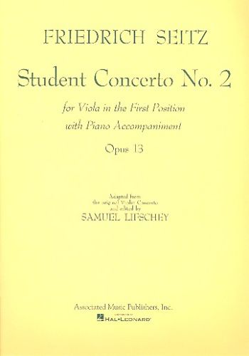 Student Concerto No. 2　op.13  学生のための協奏曲第2番 [ヴィオラ版]  