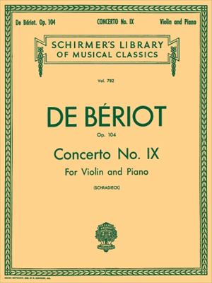 CONCERTO NO.9 a OP.104  ヴァイオリン協奏曲第９番　イ短調　作品104（ヴァイオリン、ピアノ）  