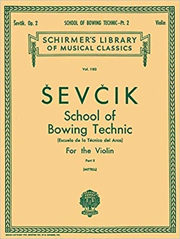 SCHOOL OF BOWING TECHNIC OP.2-2  運弓技巧教本 作品2 第2巻（ヴァイオリン）  
