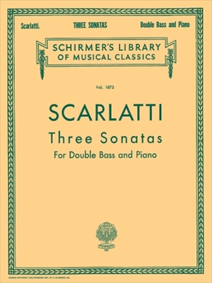 3 SONATAS  3つのソナタ（コントラバス、ピアノ）  