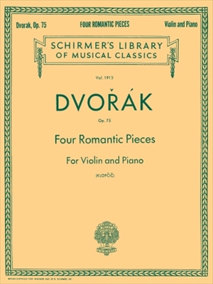 4 ROMANTIC PIECES OP.75  4つのロマンティックな小品　（ヴァイオリン、ピアノ）  