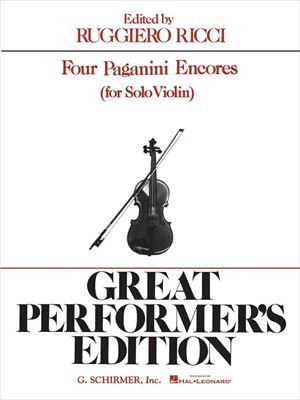 4 PAGANINI ENCORES  独奏ヴァイオリンのための4つのアンコール曲集（ヴァイオリンソロ）  