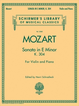 SONATA E MINOR KV304  ソナタ　ホ短調（ヴァイオリン、ピアノ）  