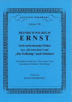 6 MEHRSTIMMIGE ETUDEN  6つの多声練習曲とシューベルトの「魔王」（ヴァイオリンソロ）  