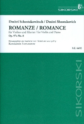 ROMANZE OP.97-A/8  「馬あぶ」より”ロマンス”　（ヴァイオリン、ピアノ）  