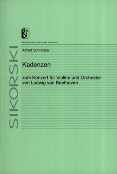 KADENZEN ZU BEETHOVEN VN.KONZERT  ベートーヴェンのヴァイオリン協奏曲へのカデンツ  