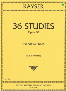 36 STUDIES  36の練習曲（コントラバスソロ）  