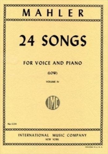 24 SONGS VOL.4(LOW)  24の歌曲集第4巻（低声用）  
