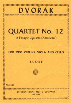 STRING QUARTET NO.12  F OP.96(AMERICAN)  弦楽四重奏曲　ヘ長調　作品96　「アメリカ」（小型スコア）  
