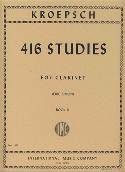 416 STUDIES BK.2  416の練習曲 第2巻（クラリネットソロ）  