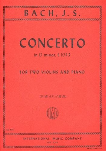 2VN.CONCERTO d BWV1043  2台のヴァイオリンのための協奏曲 ニ短調 BWV1043（ピアノリダクション）  