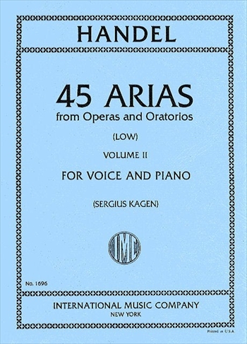 45 ARIAS VOL.1(HIGH)  オペラとオラトリオからの45のアリア [高声用 1]  
