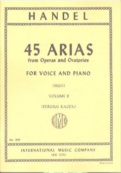 45 ARIAS VOL.2 (HIGH)  オペラとオラトリオからの45のアリア [高声用 2]  