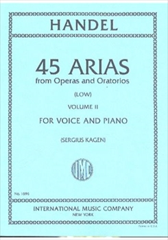 45 ARIAS BAND.2 (LOW)  オペラとオラトリオからの45のアリア [低声用 2]  