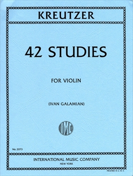 42 STUDIES(GALAMIAN)  42のエチュード（ヴァイオリンソロ）  