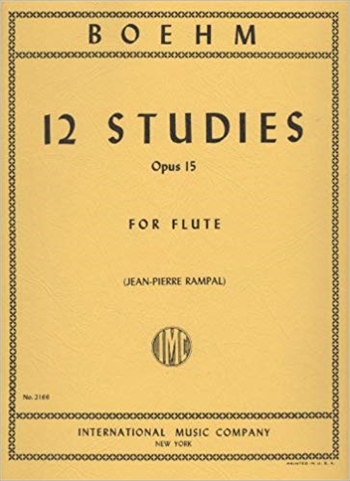 12 STUDIES OP.15  12の練習曲 （ランパル編集版）（フルートソロ）  