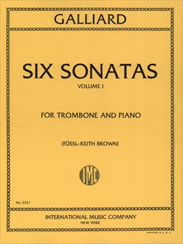 6 SONATAS VOL.1  6つのソナタ第1巻（トロンボーン、ピアノ）  