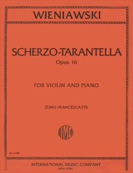 SCHERZO-TARANTELLA OP.16  スケルツォタランテラ（フランチェスカッティ校訂）（ヴァイオリン、ピアノ）  