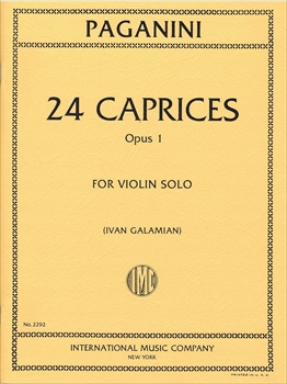 24 CAPRICES OP.1(GALAMIAN)  24のカプリース（ヴァイオリンソロ）  