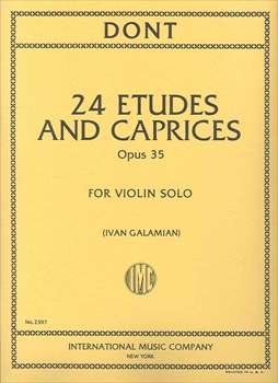 ETUDES AND CAPRICES OP.35(GALAMIAN)  エチュードとカプリス　作品35（ガラミアン校訂）（ヴァイオリンソロ）  