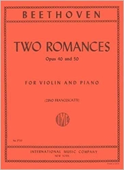 2 ROMANCES　Op.40 & 50  2つのロマンス（フランチェスカッティ校訂）（ヴァイオリン、ピアノ）  