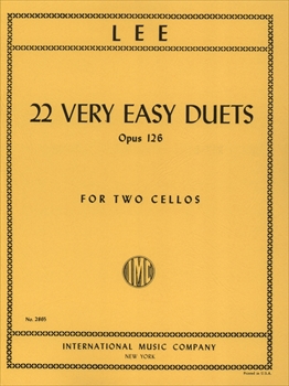 22 VERY EASY DUETS OP.126  22のとても易しいチェロ二重奏曲  