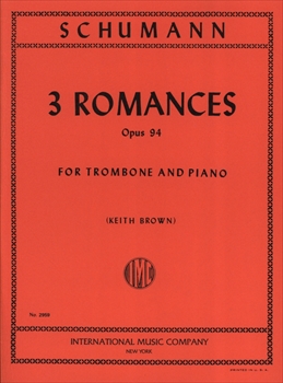 3 ROMANCES OP.94b  3つのロマンス　（トロンボーン、ピアノ）  