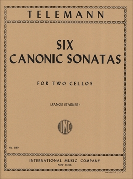 SIX CANONIC SONATAS  チェロ二重奏のための6つのカノン風ソナタ  