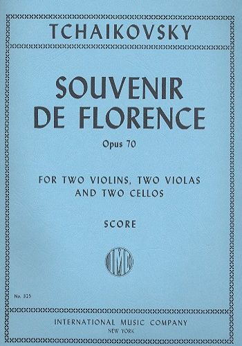 SOUVENIR DE FLORENCE OP70  弦楽六重奏曲「フィレンツェの想い出」（大型スコア）  