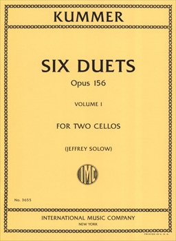 6 DUETS OP.156 VOL.1(1-3) (ED.SOLOW)  6つのチェロ二重奏曲 第1巻  