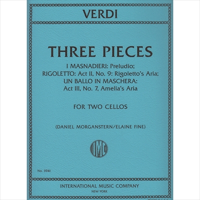 3 PIECES from Masnadieri, Rigoletto and Un ballo maschera