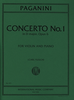 CONCERTO NO.1 D OP.6(FLESCH)  ヴァイオリン協奏曲第1番　ニ長調（フレッシュ校訂）（フレッシュとソーレのカデンツ付き）（ヴァイオリン、ピアノ）  