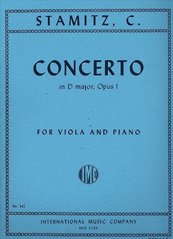 CONCERTO D OP.1(MEYER)  ヴィオラ協奏曲　ニ短調（マイヤー校訂）  