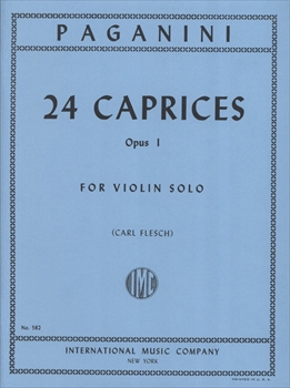 24 CAPRICES OP.1(FLESCH)  24のカプリース（フレッシュ校訂）（ヴァイオリンソロ）  