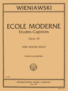 ECOLE MODERNE OP.10  新しい手法 作品10（ヴァイオリンソロ）  
