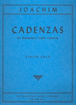 BEETHOVEN VIOLIN CONCERTO CADENZAS  ベートーヴェンのヴァイオリン協奏曲へのカデンツ（ヴァイオリンソロ）  