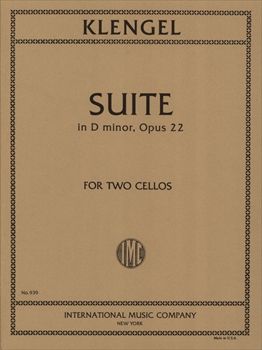 SUITE d OP.22  2本のチェロのための組曲 ニ短調  
