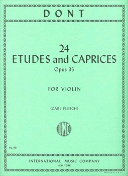ETUDES AND CAPRICES OP.35(FLESCH)  エチュードとカプリス　作品35（フレッシュ校訂）（ヴァイオリンソロ）  