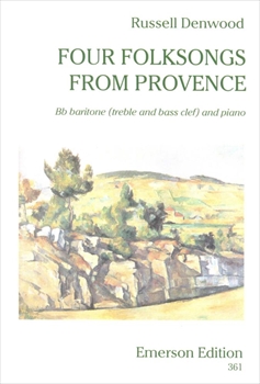 4 FOLKSONGS　FROM PROVENCE  プロヴァンスの4つの民謡　（B管バリトン（ユーフォ）、ピアノ）  