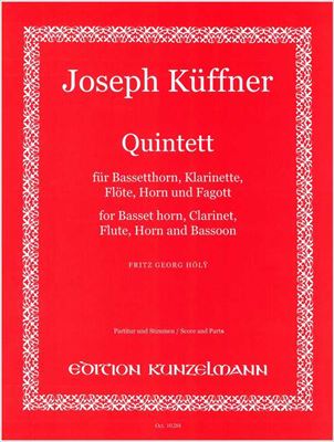 【特価品】QUINTETT  五重奏（バセットホルン、クラリネット、フルート、ホルン、ファゴット）  