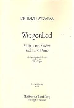 WIEGENLIED OP.41-1  子守唄（ヴァイオリン、ピアノ）  