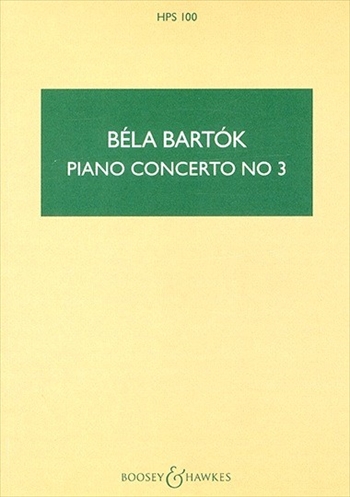 PIANO CONCERTO NO.3  ピアノ協奏曲第3番（小型スコア）  