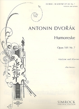 HUMORESKE OP.101-7  ユーモレスク　（変ト長調）（クライスラー編）（ヴァイオリン、ピアノ）  