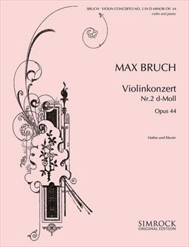VIOLINKONZERT NR.2 d OP.44  ヴァイオリン協奏曲第2番 ニ短調　作品44（ヴァイオリン、ピアノ）  
