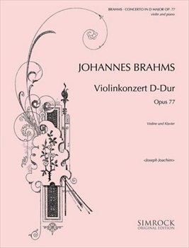 VN KONZERT D OP.77 (JOACHIM)  ヴァイオリン協奏曲　ニ長調　作品77（ヨアヒム校訂）（ヴァイオリン、ピアノ）  