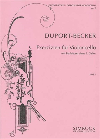 21 EXERCISES VOL.2(BECKER)  21の有名な練習曲第2巻（BECKER編集）（第2チェロパート付き）  