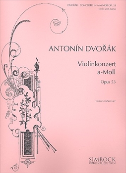 VIOLIN  CONCERTO a OP.53  ヴァイオリン協奏曲　イ短調　作品53（ヴァイオリン、ピアノ）  
