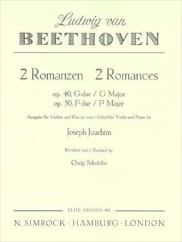 2 ROMANCES　Op.40 & 50(JOACHIM)  2つのロマンス （ヨアヒム校訂）（ヴァイオリン、ピアノ）  
