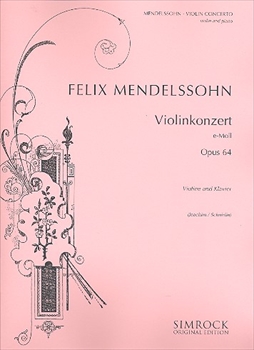 VN CONCERTO IN e OP.64(JOACHIM/SCHNIRLIN)&nbsp;&nbsp;ヴァイオリン協奏曲 ホ短調　作品64（ヨアヒム/シュニアリン校訂）（ヴァイオリン、ピアノ）&nbsp;&nbsp;