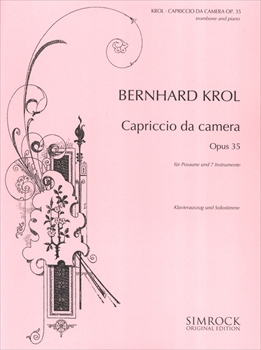 【特価品】CAPRICCIO DA CAMERA OP.35  カプリッチョ・ダ・カメラ　作品35（トロンボーン、ピアノ）  